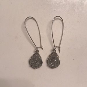 Druzy drop earrings